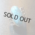 ナバホ　Philander・Begay　トゥーファーキャスト　モレンチターコイズ付　リング14号