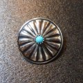 白人メーカー　ニッケルシルバー　コンチョボタン1・9cm