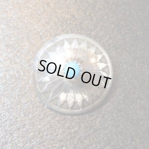 画像1: 白人メーカー　スターリングシルバー　コンチョボタン1・65cm