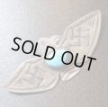 Used・Antique　卍（スワスティカ）etc　ターコイズ付　サンダーバード型ピンブローチ