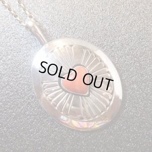 画像1: ナバホ　Freddie・Maloney　サンバースト×ハート型コーラル　TOP