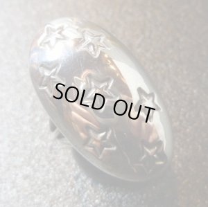 画像1: ナバホ　Andy・Cadman　スタンプワーク　スターランダム　リング20号