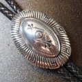 ナバホ　Steven・Joe・Begay　オーバレイ　ドーム型ボロタイ