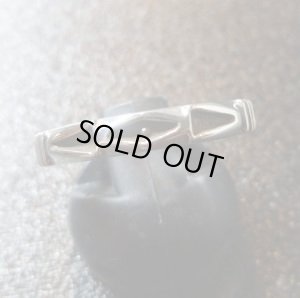 画像1: ナバホ　Jennifer・Curtis　シルバー　スタンプワーク　リング9号