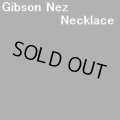 ナバホ　Gibson・Nez　スタンプワーク　クロスデザイン　ネックレス約67cm