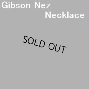 画像1: ナバホ　Gibson・Nez　スタンプワーク　クロスデザイン　ネックレス約67cm