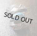 ナバホ　Aaron・Anderson　トゥーファーキャスト　オールドイサカピークターコイズ付　リング15号