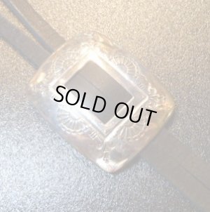 画像1: ナバホ　Norbert・Peshlakai　スタンプワーク　ボロタイ