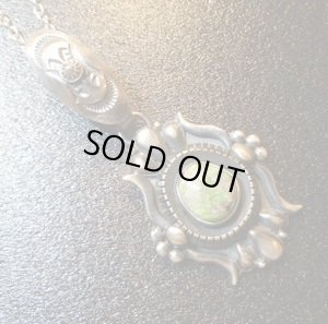 画像1: ナバホ　Delbert・Gordon　コンチョアップリケ　キャリコレイクターコイズ付　TOP