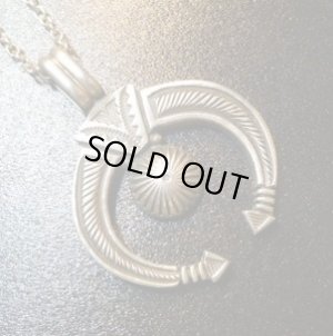 画像1: ナバホ　Calvin・Martinez　インゴットシルバー　スタンプワーク　ナジャTOP