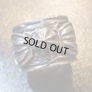 画像1: ナバホ　Sunshine・Reeves　スタンプワーク&コンチョ　リング17号