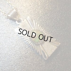 画像1: ナバホ　Patricia・Bedonie　スタンプワーク　キャリコレイクターコイズ付　ヘビーゲージTOP