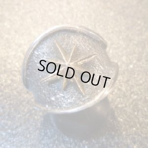 画像1: ナバホ　Aaron・Anderson　トゥーファーキャスト　14Kゴールドモーニングスター付　シルバーリング20・5号