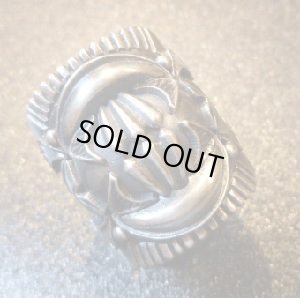 画像1: ナバホ　Derrick・Gordon　スタンプワーク×アップリケ　リング21号