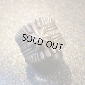 画像1: ナバホ　Ron・Bedonie　スタンプワーク&コンチョ付　リング16・5号