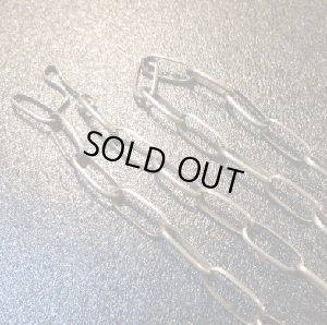 画像1: ナバホ　シルバーつや消し（マット）仕上げ　チェーンネックレス約51cm