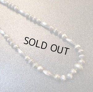 画像1: ナバホ　1970S　シルバーベンチビーズetc　ネックレス約56cm