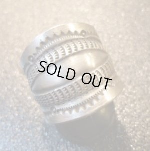 画像1: ナバホ　Edison・Sandy・Smith　スタンプワーク　リング20号