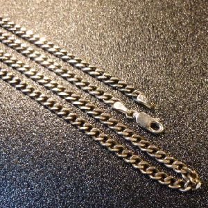 画像1: 別途販売用　シルバーチェーンネックレス(喜平)　52cm　12500円プラス税