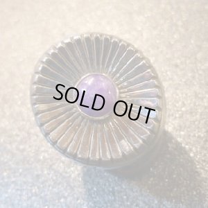 画像1: ナバホ　Floyd・Parkhurst　スタンプワーク　サンバースト　スギライト付　ボックスリング20号