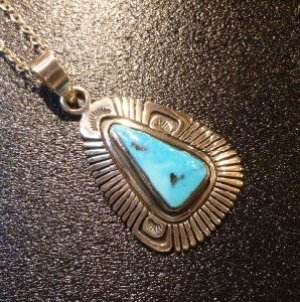 画像1: ナバホ　Steven・Joe・Begay　オーバレイ　ターコイズ付　TOP