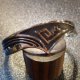 ナバホ　Steven・J・Begay　オーバレイ　ゴールドライン入り　シルバーバングル約14・5〜16cm用