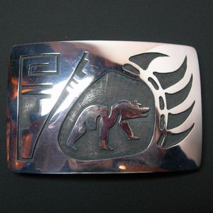 ホピ族の巨匠　インディアンジュエリー Indian jewelry インディアンジュエリー / HOPI BANGLE