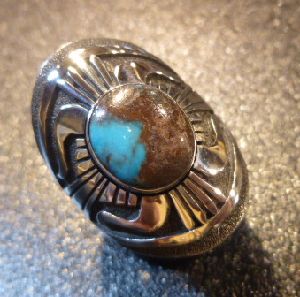 ハワードネルソン Howard Nelson ナバホ Navajo リング サンバースト